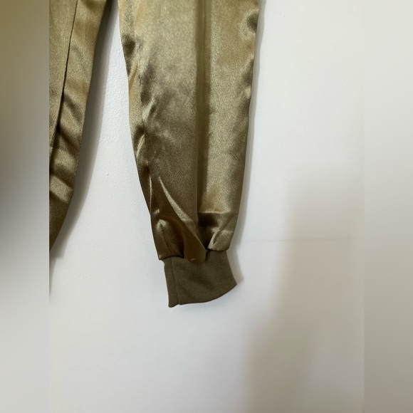 New! Gorgeous Green Pant 4 pockets Sz S cargo jogger with elasticized waist - Picture 5 of 13